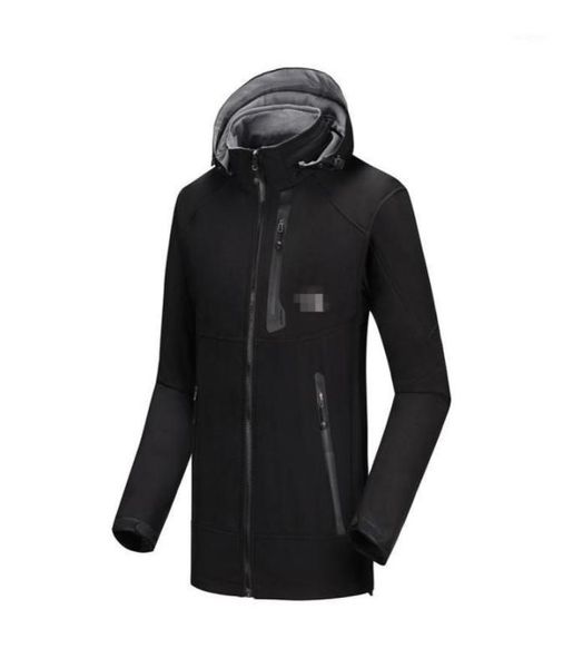 

men039s waterproof breathable softshell jacket men outdoors sports coats women ski hiking windproof winter outwear soft shell j1294380, Black;brown