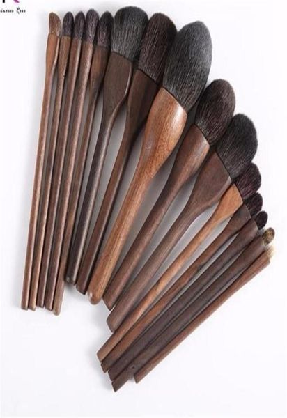

princess single brush hair walnut handle soft eye foundation brushes profession makeup tools kits313s8566443