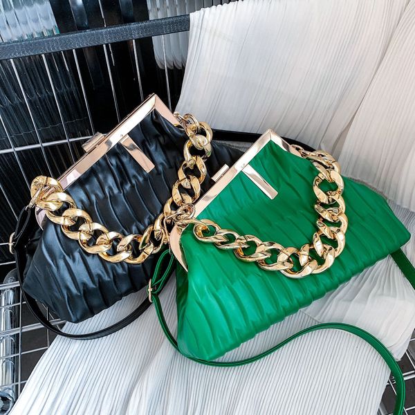 

ladies shoulder bags summer personality irregular fashion handbag street trend solid color leather mobile phone coin purse small fresh chain
