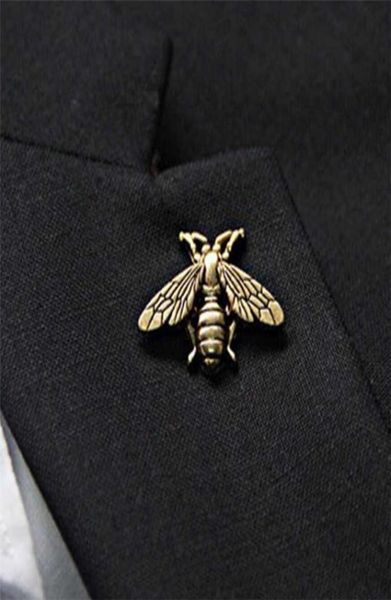 

women men vintage antique stereoscopic metal cute small bees insect brooches broaches pins party accessories jewelry3283480, Gray