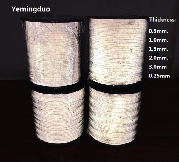

0510152030025mm traffic signal reflective thread normal light brightness two side reflective effection warning material5692423