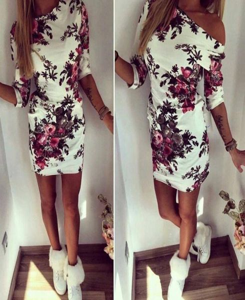 

vestidos summer style casual women painting o neck mini dress casual clothing party dress4046113, Black;gray