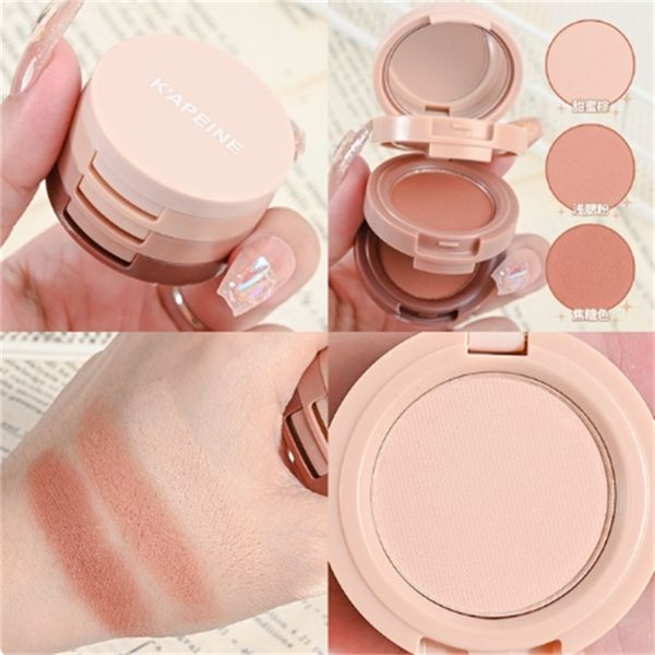 

3-in-1 makeup palette matte pearlescent eyeshadow blush highlighter contouring three-layer all-in-one palette brightening skin a9