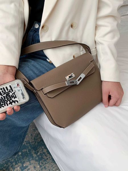 

designer bags leather depeches25 kelys underarm bag women's new postman large capacity commuter one shoulder crossbody moqy