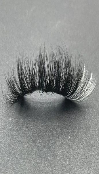 

new glitter colored lashes mink lash whole dramatic colorful natural eyelashes extension make up fake eyelash1127798