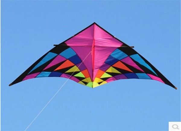 

large delta kite flying toys ripsnylon sport reel dragon cerf volant parachute ocs y06164581254