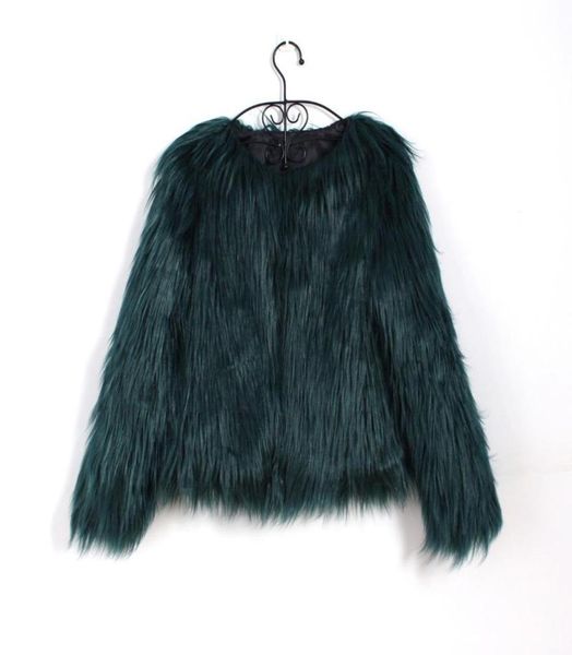 

bigsweety floating hair jacket fur coat women fur overcoat imitation faux jackets hairy party warm coat plus size2192214, Black