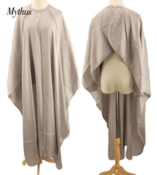 

xl size hair cutting gown barbers cape grey color nylon hairdressing cape for waterprooof and antistatic7545017