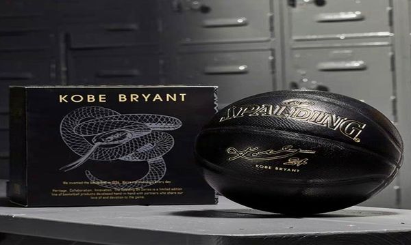 

spalding 24k black mamba merch basketball ball commemorative edition pu wear resistant serpentine size 73506148