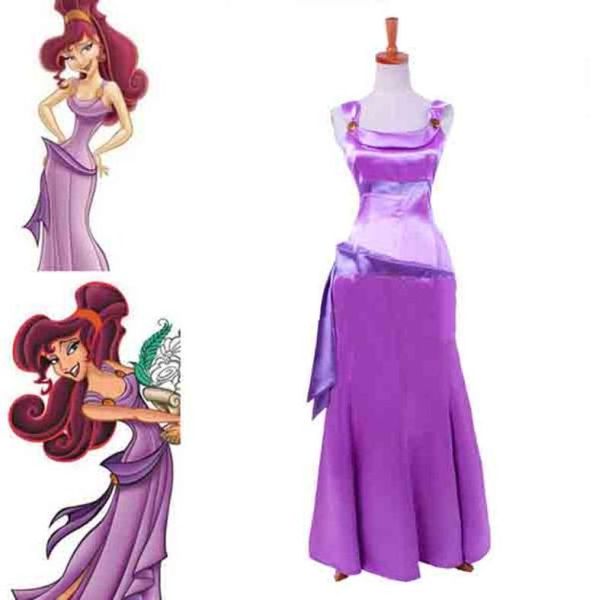 

princess megarahercules dress movie cosplay costume l005011111421, Black;red