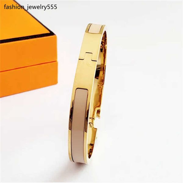

bangle luxury designer design bangle stainless steel bracelets classic jewelry bracelets for men and women, Black