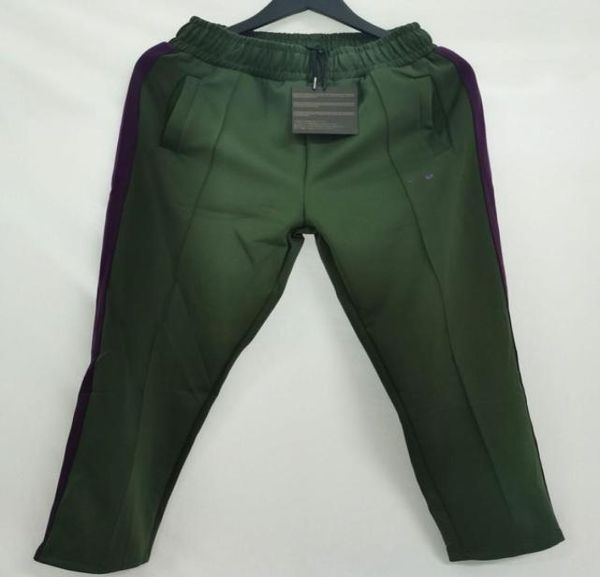 

men039s and women039s pants side rainbow stripe wide straight casual pants3493891, Black