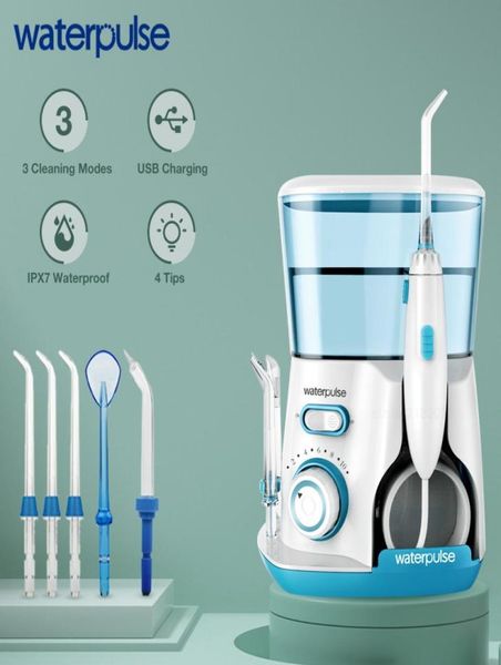 

toothbrush waterpluse water flosser teeth cleaner dental oral irrigator home use 800ml irrigation household tooth pick water pick 6463535