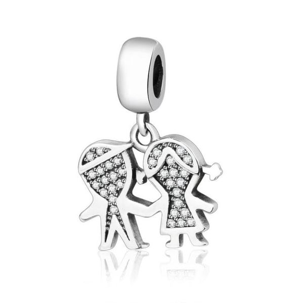 

925 sterling silver boy girl mix zirconia crystal statement necklaces pendants chain beads diy women choker trinket collar60448021970412, Black