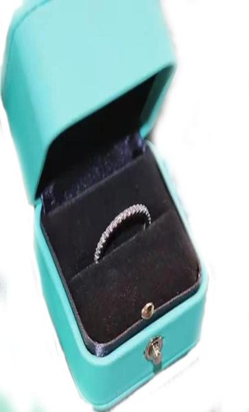 

luxury designer fashion silver ring lady classic six claw diamond ring birthday gift95474675437006