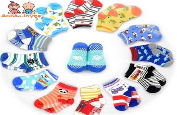 

12pairslot baby boys girls sock child socks nonslip socks kids socks gifts size 1215cm for 13 years h09114815082, Black;white