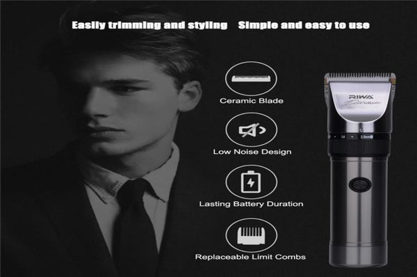

quiet hair clipper hair cutting machine professional hair trimmers lithium battery titanium ceramic blade hairdresser8196793