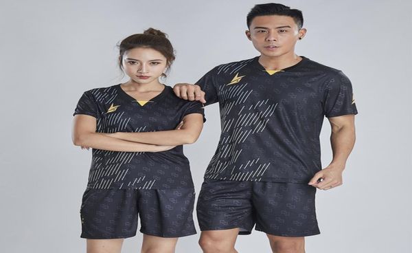 

new badminton tshirt men039s and women039s sports shirts fastdrying and airbreathable badminton match sportswear table t8679381, White;black