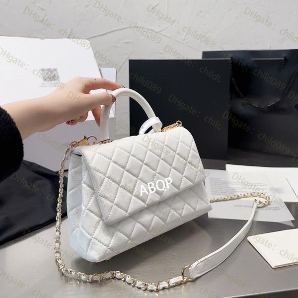 

Women Fashion Designer Bag Solid Color Diamond Lattice Shoulder Bags PU Letter Chain Bag Interior Compartment Crossbody Bags Versatile, C18-30cm