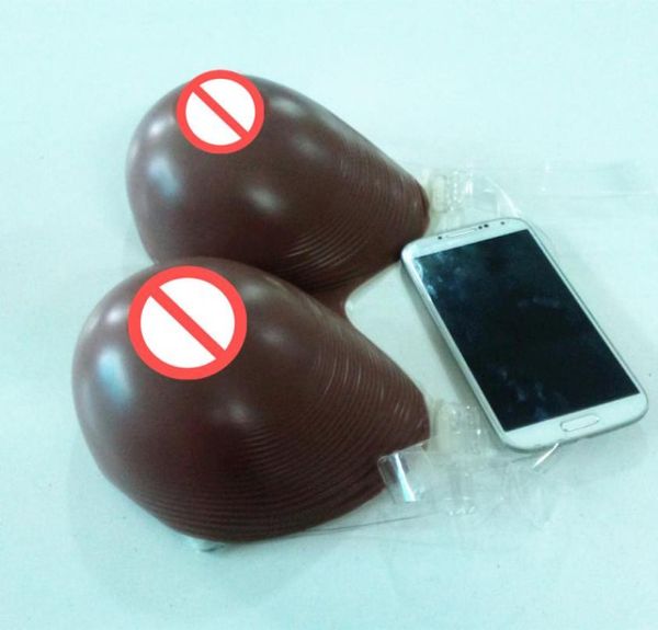 

eeve sz 600g to 2000g per pair dark color silicone breast cross dresser breast realistic boobs silicone fake bust forms wholes3162390