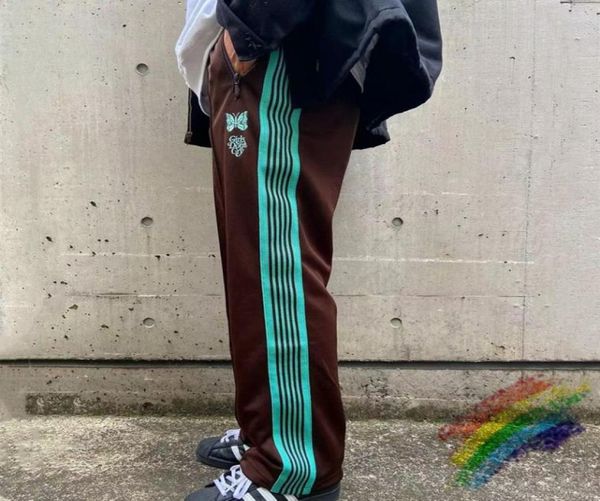 

sweatpants men women jogger side striped trousers embroidery pants9689535, Black