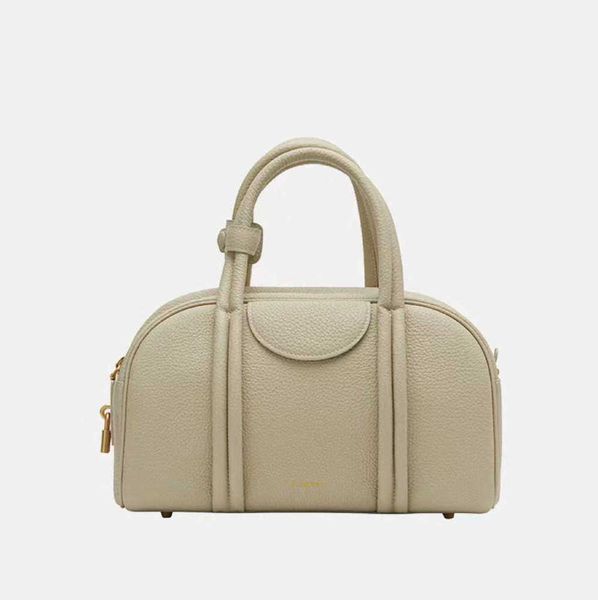 

songmont medium and small bowling series boston bag cowhide new designer one shoulder handbag bag