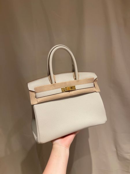 

birkinbag 30cm bag togoskin 10 craie gold buckle