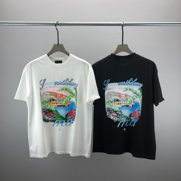 

men's plus tees & polos round neck embroidered and printed polar style summer wear with street pure cotton t-shirts 426, Black