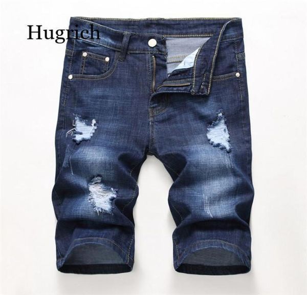 

summer denim shorts male jeans men jean bermuda skate board mens jogger ankle ripped wave 38 40 42 men039s6520766, White;black