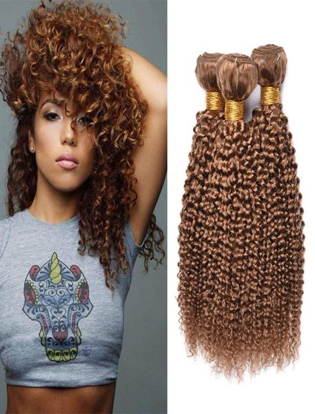 

brazilian honey blonde kinky curly human hair 3 bundles colored brazilian 27 blonde curly virgin human hair weave extensions5334494, Black