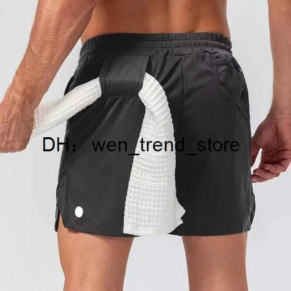 

shorts men yoga camos breathable gym pants towel buckle loose casual running lulu lemon lululemens time limited lululemen lulu shorts 3 8kqs, White;black