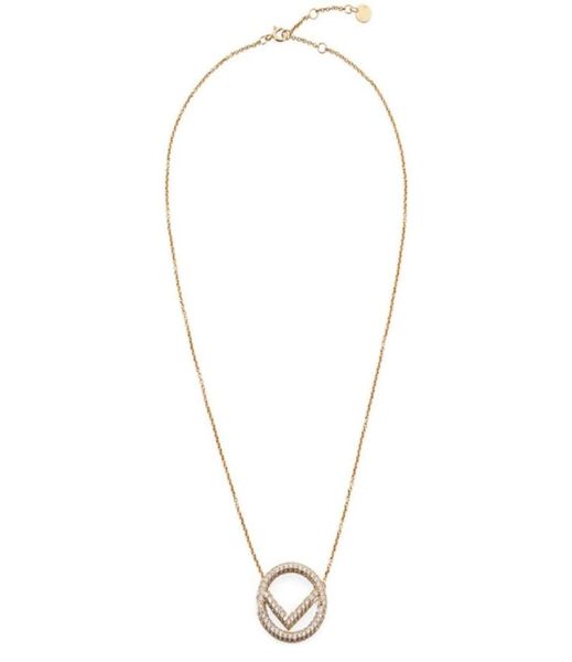 

fashion designer necklace f designers necklaces clover gift for women brands jewelry love pendant gold letter luxury highly qualit9346025, Silver