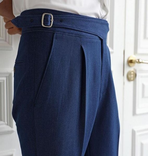 

dress pant men formal wear business office trouser solid color pants1676928, Black