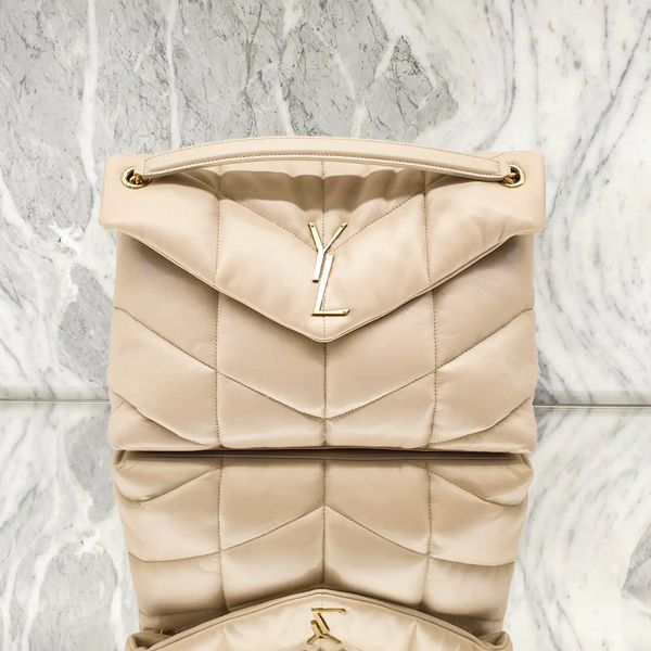 

luxury travel lambskin puffer totes bag womens mens lou handbag shoulder clutch designer quilted flap pochette chains bag messenger mini pur