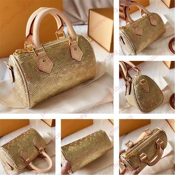 

designer speedy nano gold bag l pillow handbag women tote luxury shoulder crossbody bags wallet hobo purses messenger satchels dhgate sacoch