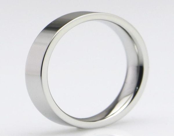 

50pcs quality comfortfit 4mm width classic stainless steel wedding rings whole jewelry lots5494854, Silver