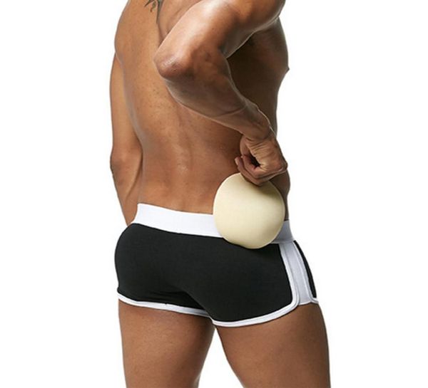 

male underwear mens boxers shorts panties gay bulge enhancing push up cup underwear men shorts enlarge boxershorts underpants243d4814772, Black;white