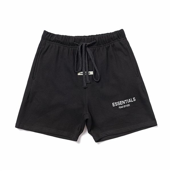 

2021 summer men women unpants new sports hip hop shorts reflective letter embroidery casual pants trouser k25274x, Black