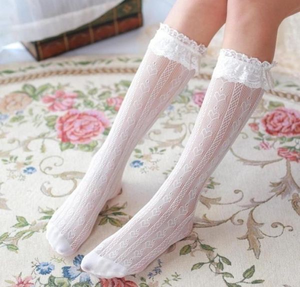 

new lace lolita socks soft hosiery sweet women socks012314092383385606, Black;white