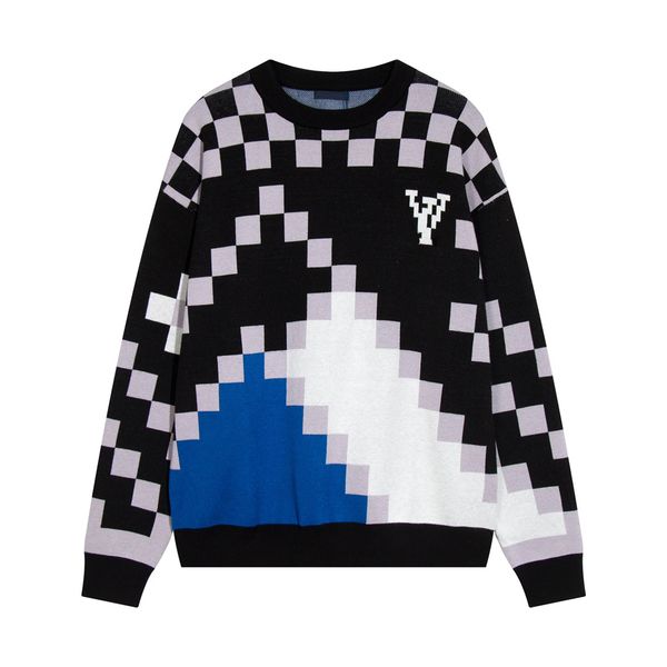 

high-quality sweater designers sweater mens womens knit sweater pullover letter print casual round crow neck long sleeve sweaters men crew n, White;black