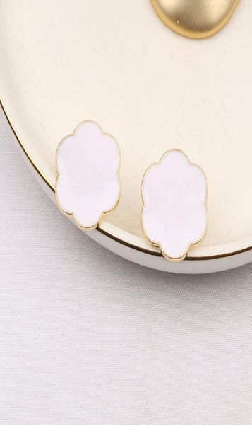 

layers 18k gold plated 925 silver earring snumber double letters dangle drop metal earring ear studs for women wedding party jewel7835207