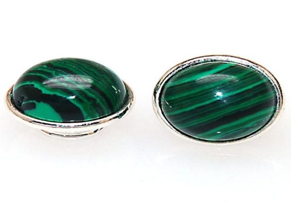 

immitation jewelpop with malachite stone fits kameleon charm bracelet necklace ring 925 silver plating for kameleon jewelry5868042