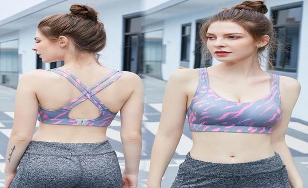 

cross yoga bra sports women039s hollow breathable crop running vest push up female fitness athletic sportswear outfit9643497