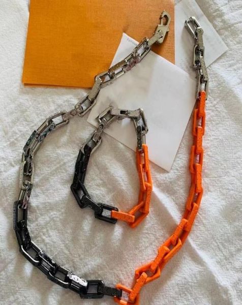 

new fashion necklace and bracelet bracelet titanium steel bamboo joint quenching double bracelet necklace supp9535273, Silver