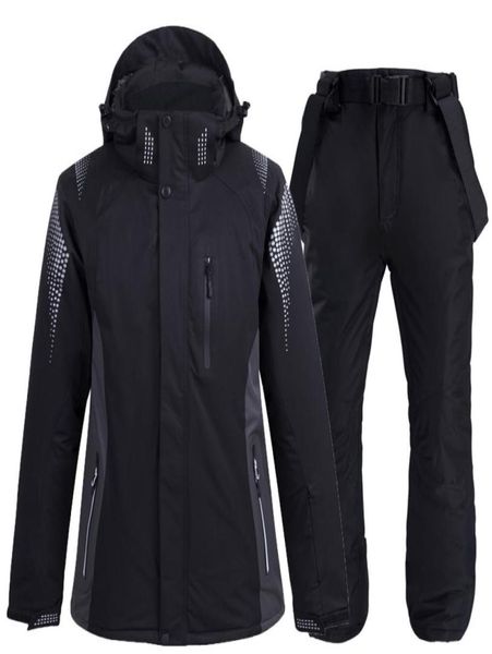 

couples skiing jackets and pants men and women ski suit snowboarding sets warm windproof waterproof snow outdoor winter clothes5129235