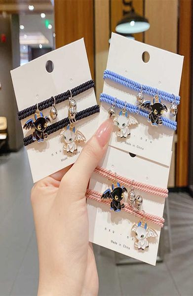 

little devil bracelet female summer girl male hand rope lovers039 girlfriends weave attractive magnets a pair of niche design9993964, Golden;silver