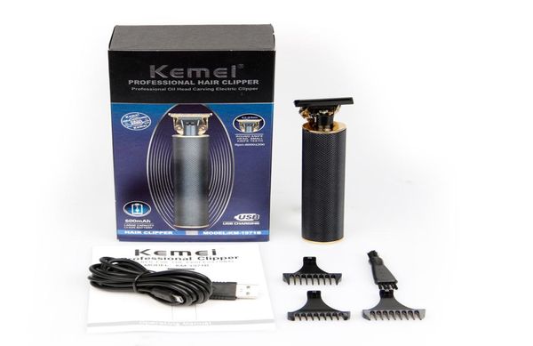 

kemei km1971b li toutliner skeleton heavy hitter cordless trimmer men 0mm baldheaded hair clipper finish hair cutting machine8808266