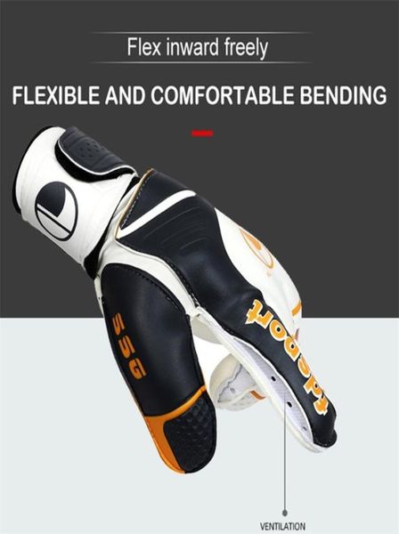 

goalkeeper premium quality football goal keeper gloves finger protection for youth adults b2cshop 2206138273420, Black