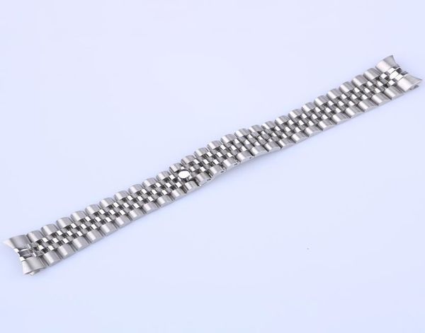 

for datej 36mm20mm datej 41mm 21mm 316l stainless steel jubilee silver gold wrist watch band strap bracelet solid screw links7549448, Black;brown