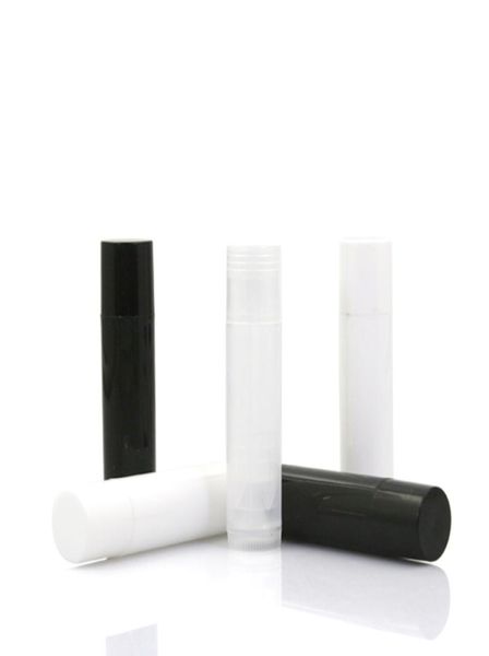 

diy empty lipstick bottle lip gloss tube lip balm tube container with cap clear black white sample container f30794302333